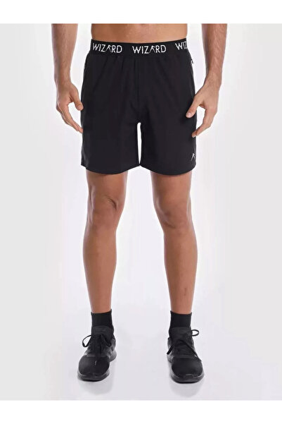 Wizard By Styli Men Black Lightweight Running Shorts