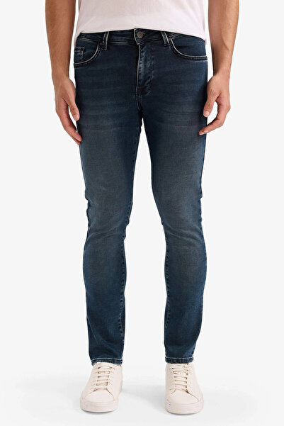 DeFacto G3233Axnm41 Green Pedro Slim Fit Slim Fit Regular Waist Skinny Leg Jeans