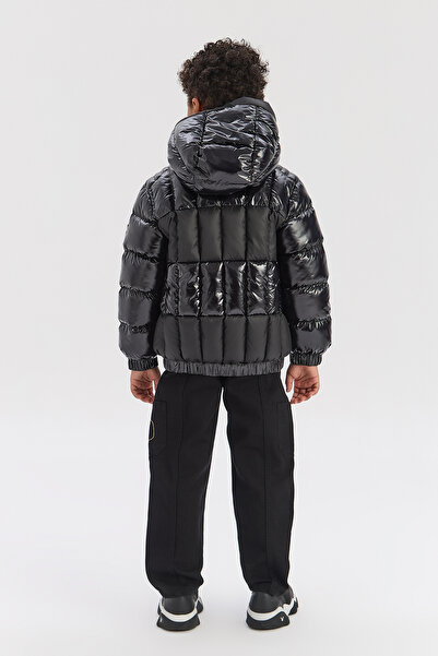 Nebbati Boy Black Coat