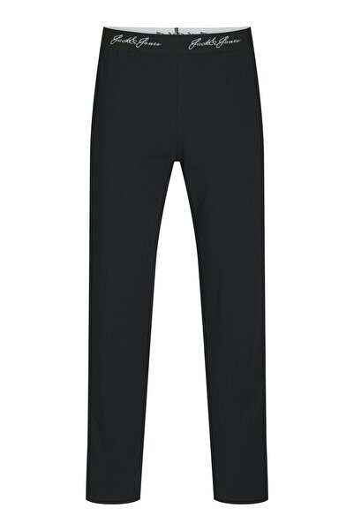 Jack & Jones Men's Black Pajama Set Model Code: (12286555) Jacclyde Ls Tee and Pants Giftbox