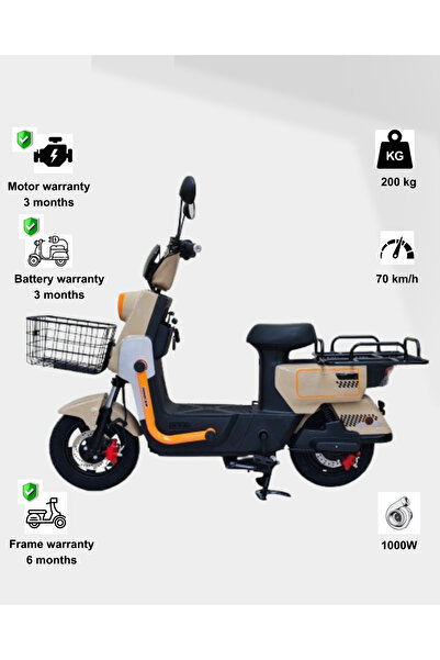 Camel ITQ-7 Pro، دراجة كهربائية للكبار، 1000 وات، إطار 14 بوصة، مدى 105 كم، م...