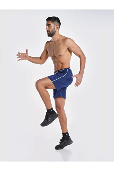 Wizard By Styli Men Blue Performance Shorts