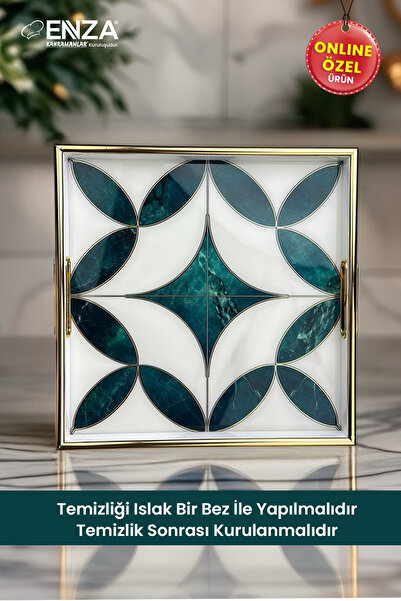 Enza Kuzey Tea Coffee Breakfast and Presentation Tray 36 cm