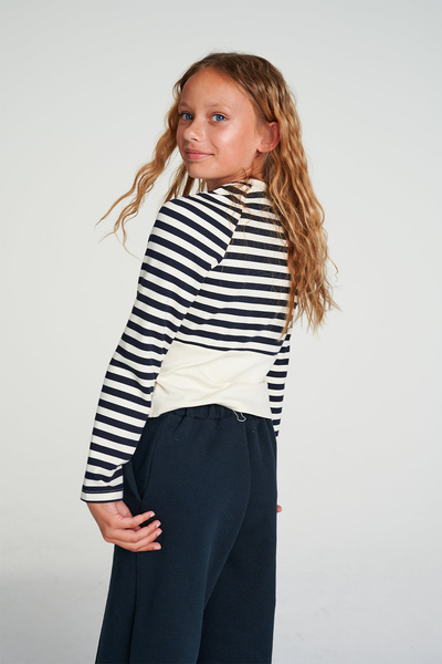 Lia Lea Girls Dark Navy Trousers