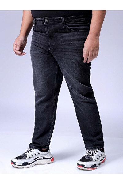 HardSoda By Styli Plus Size Men Regular Fit Black Jeans