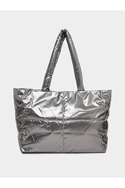 Styli Charcoal Padded Shopper Bag