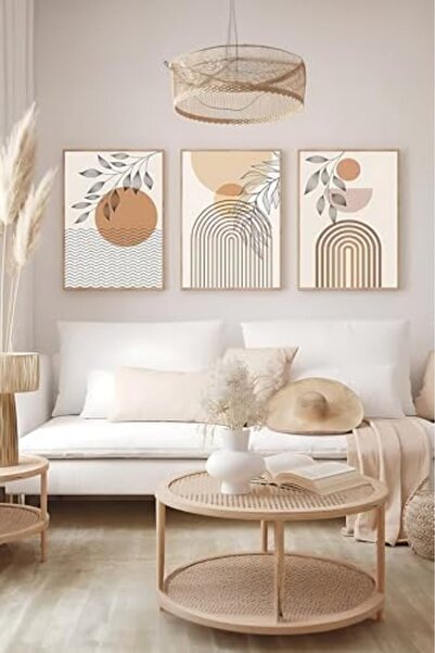 STOREMAX modashine 3 Parça Çerçeve Görünümlü Mdf Tablo Seti - ARTSYCLLCT6-203...