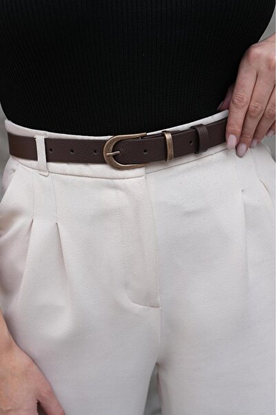 Desre Moda Antique Buckle Cowboy Belt Trouser Belt Shirt Belt Coat Belt Women's Belt Jeans Belt