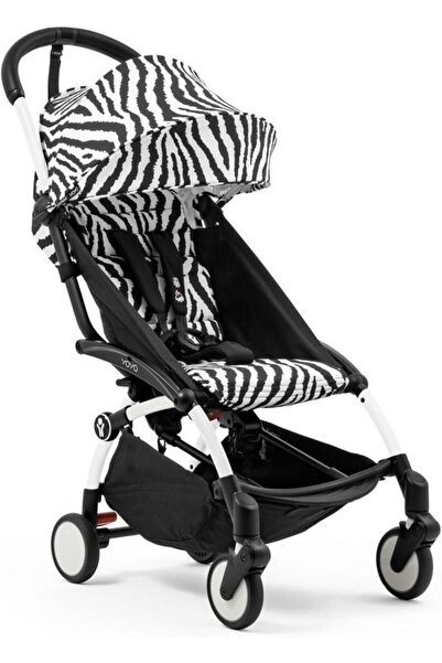 Stokke YOYO 6+ Color Pack, Reversible Seat Fabric & Sun Canopy for Toddlers, Zebra