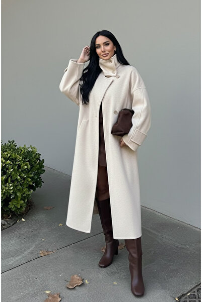 My Blog Stone Vittoria Mantel mit Knopfkragen – 2511