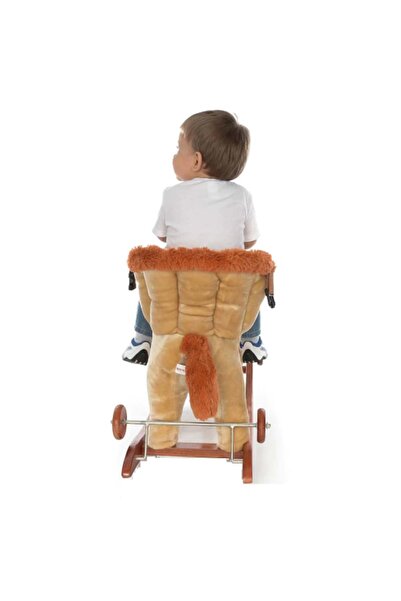 RCO Rocking Horse with Backrest, Wheels and Sounds RCO®, Cream, WJ5811B