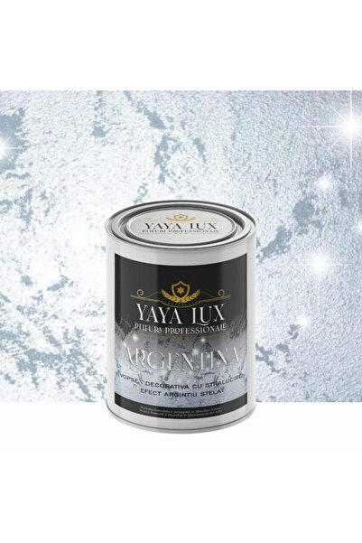 YaYa Color Argentina Luxury Decorative Paint, Silver, with 3D Starry Effect, ...