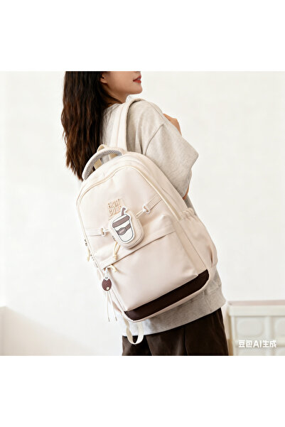 Generic Student Backpack College Style Large Capacity Sweet Cute Backpack Pure and Innocent