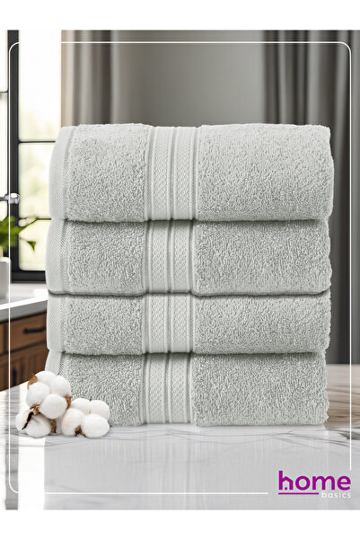 Donetella 4-Pcs Premium Bath Towel Set 70x140cm – 100% Combed Cotton, 600 GSM, Quick Dry, Ultra-Absorbent