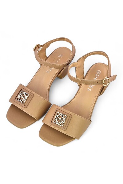Sunrise Ankle Strap Sandal With Block Heel