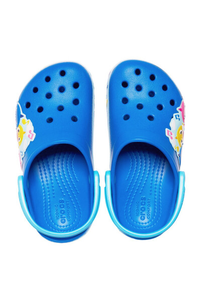 Crocs Toddler Fun Lab Baby Shark Band Clog 23-24 EU - C7 US Blue - Bright Cobalt