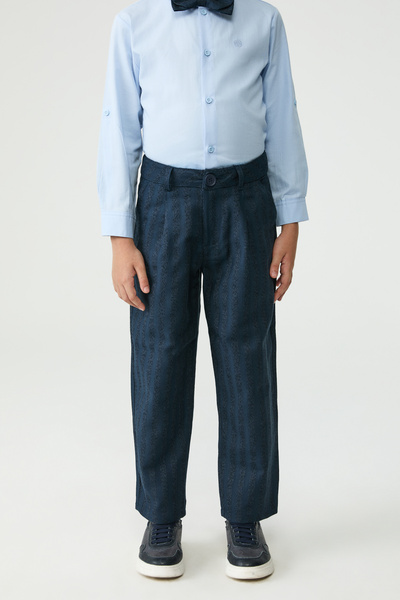 Nebbati Boy Navy Blue Trousers