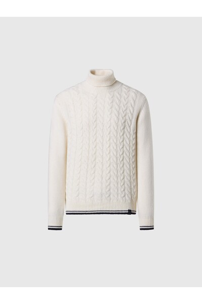 North Sails Tam Balıkçı Yaka Yünlü Kazak