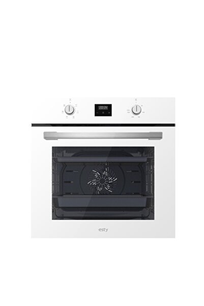Esty Beyaz Cam Ankastre Set - AEF6603W02 Fırın, ACO5700E6W01 Ocak, 3480W6 60 cm Davlumbaz