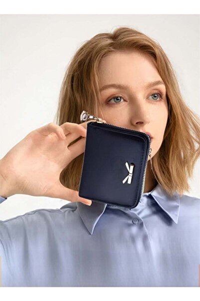 DOMEET Bowknot Wallet,Womens Girls Wallet Cute Bowknot Trifold Wallet Purse Small Slim Short Wallet Cash Ca