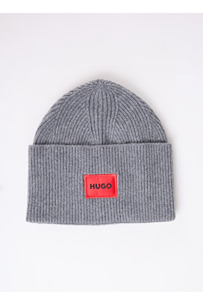 HUGO Gri Erkek Bere 50496011_Xaff 6