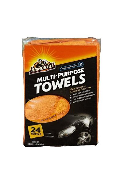 Armor ALL 24-Piece Lint Free Multi-Purpose Car Towel Set - Multicolour