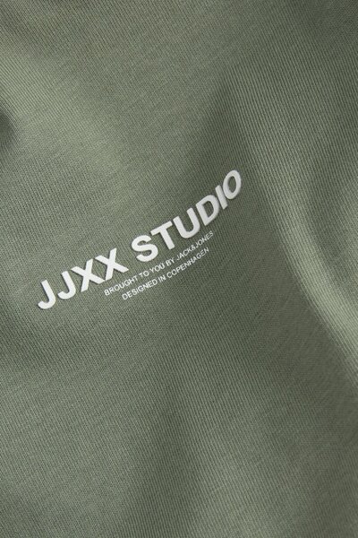 JJXX Women's / Girls' Green T-Shirt Model Code: (12280155) Jxstudıo Vesterbro Loose Tee Jrs Noos