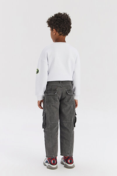 Nebbati Boy Grey Trousers