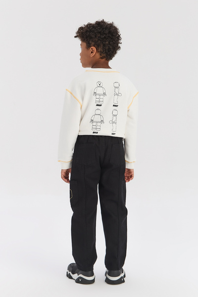 Nebbati Boy Black Trousers