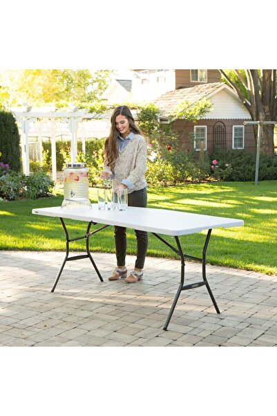 LifeTime 6-Foot Fold-In-Half Table
