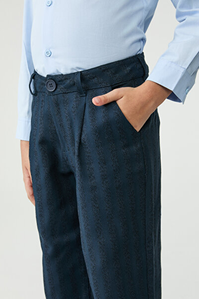 Nebbati Boy Navy Blue Trousers