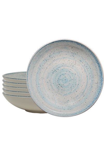 Cesiro Set of deep plates, 21 cm, Marshmallow, Cesiro, Multicolor