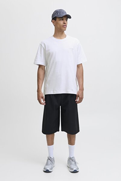 Jack & Jones Ανδρικό λευκό μπλουζάκι Κωδικός μοντέλου: (12282696 ) Jcofusıon Interlock Tee Ss Crew Neck