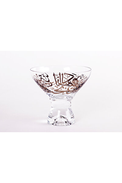 Dimlaj كوب آيس كريم زجاجي كريم GB/6-بلاتيني