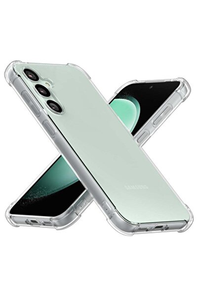 Generic جراب لهاتف Samsung Galaxy S23 FE - جراب خلفي واقٍ من مادة TPU السيليك...