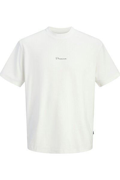 Jack & Jones Erkek Bej Tişört Model Kodu : (12292531 ) Jprblachad Frontprınt Ss Tee Smu