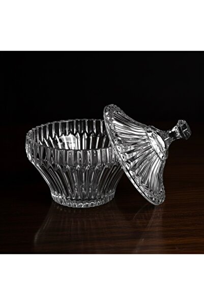 ABAREEK Luxury glass date bowl with a classic design, 16 cm