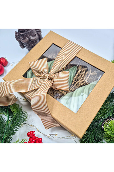 Creative Kappa Set of Handcrafted Fir-Shaped Soy Wax Candles – 3 Sizes, Festive Gift