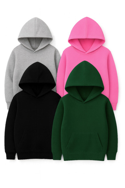 CLAYES Σετ με κουκούλα βασικών φούτερ - επένδυση fleece υλικά για τον χειμώνα