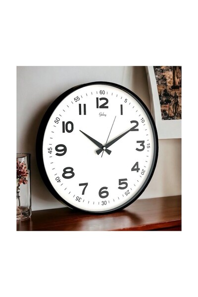Galaxy Стенен часовник Exclusive с черна рамка 41 см 717-K-2