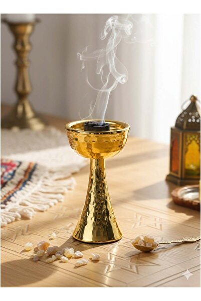 Generic Luxury Metal Incense Burner - Traditional Bakhoor Burner & Gold Aroma Diffuser