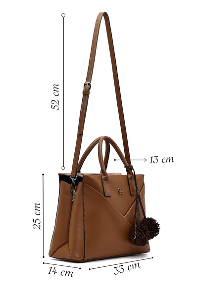 Derimod Women's Brown Long Strap Accessory Shoulder Bag 25Wbd255518
