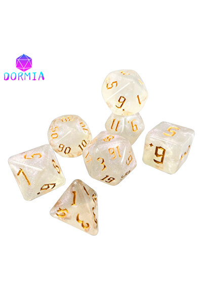 Choice7 14 DND dice RPG dice Acrylic dice Multilple colours Starlight effect ...