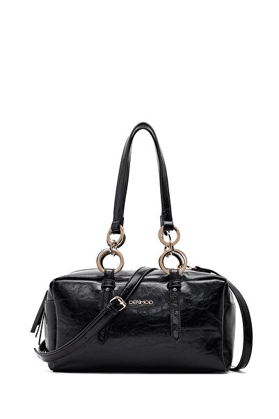 Derimod Women's Black Long Strap Shoulder Bag 25Wbd255618