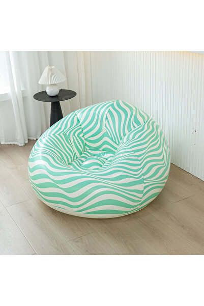 Generic Inflatable sofa single-person air chair outdoor courtyard leisure chair plush air chair