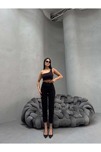 KENE JEANS Women's High Waist Linen Pants with Cut-Out Detail and Tapered Legs