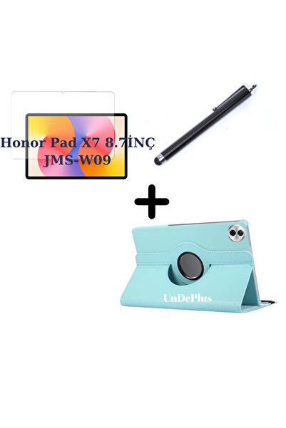 UnDePlus Honor Pad X7 8.7Inch Jms-W09 Case Rotating Tablet Case Screen Protector+Pen