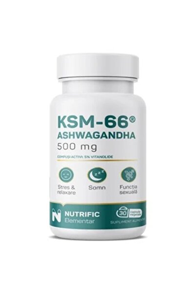 DAsiNU Ashwagandha KSM 500 mg, 30 capsule Vegetale