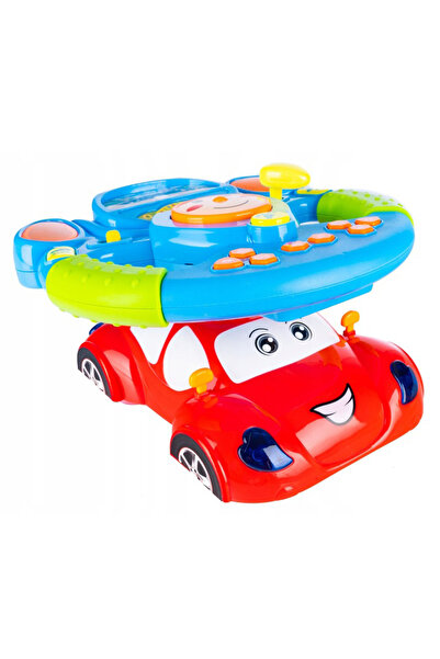 SERSIMO Jucărie interactivă cu volan muzical pentru copii, cu sunete și lumini