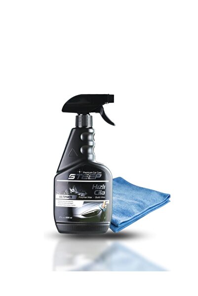 STEEP Ultimate Hızlı Cila Wax İçerikli 500 Ml Mikrofiber 40X40 Bez